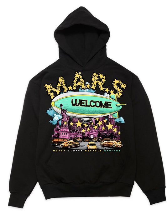 BLACK MARS NYC HOODIE